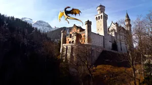 1920x1080 Dragon Castle, Hd Graphics, 4k Wallpaper, Image, Background Wallpaper
