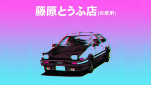 1920x1080 Initial D Vapor Wave Aesthetic [1920x1080] Wallpaper