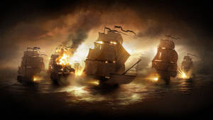 1920x1080 Pirate Ship Background Wallpaper