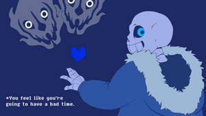 1920x1080 Sans Gives You A Bad Time - Sans Wallpaper 1920x1080 Hd Wallpaper