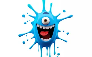 1920x1200 Desktop Single Eye Splash Cartoon Funny New Hd With Wallpaper Of Wallpaper
