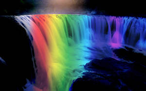 1920x1200 Free Waterfall And Rainbow Image Wallpaper