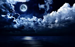 1920x1200 Full Moon Night Wallpaper - Download Hd Full Moon Night Wallpaper Wallpaper