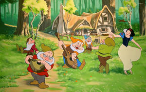 1920x1200 Snow White And The Seven Dwarfs Wallpaper - Cartoon Wallpaper