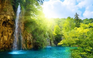 1920x1200 Waterfall Hd Wallpaper And Background Image Wallpaper