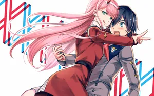 1920x1200 Zero Two And Hiro Wallpaper : Darlinginthefranxx Wallpaper