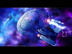 1920x1440 Star Trek Enterprise D Art - Hd Wallpaper & Background Wallpaper