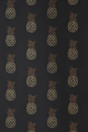 2000x2973 Pineapple By Barneby Gates - Charcoal : Wallpaper Direct Wallpaper