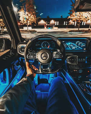 2020 Mercedes Benz Car Interior Wallpaper