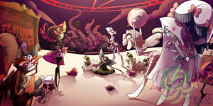 2048x1024 Hazbin Hotel Wallpaper - Hazbin Hotel Wallpaper Hd Wallpaper