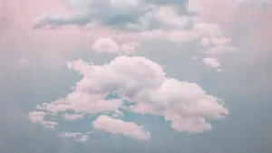 2048x1152 Aesthetic Pastel Clouds Desktop Wallpaper