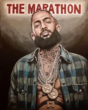 2349x2947 Rip Nipsey Hussle - Oil Painting By Woodrow W Cowher 2019 Wallpaper