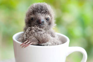 2400x1600 Cute Sloth Wallpaper Wallpaper