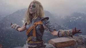 2560 X 1440 Skyrim Mjoll The Lioness Wallpaper