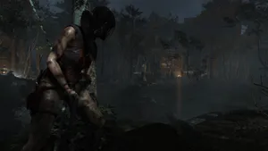 2560 X 1440 Tomb Raider Dark Forest Wallpaper