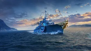 2560 X 1440 World Of Warships Sea Wallpaper