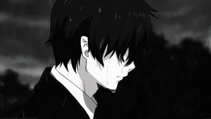2560x1440 Beautiful Emo Sad Boy Anime Wallpaper Wallpaper