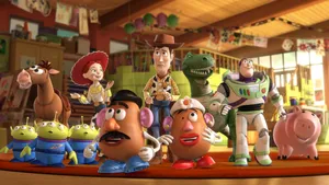 2560x1440 Disney Toy Story Sunnyside Daycare Wallpaper