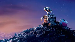 2560x1440 Disney Wall-e Night Sky Wallpaper