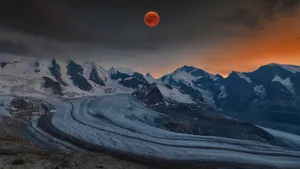 2560x1440 Nature Lunar Eclipse Wallpaper