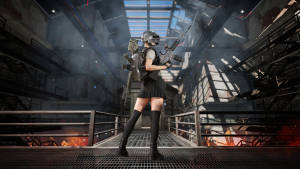 2560x1440 Pubg Burning Factory Wallpaper