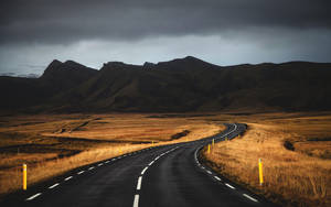 2560x1600 Wallpaper Road, Mountains, Iceland Desktop Wallpaper Nature Wallpaper