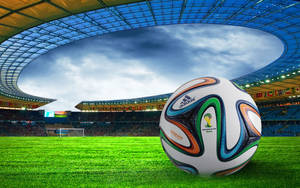 2560x1600 World Cup 2014 Stadium Dome Adidas Brazuca Ball Free Wallpaper