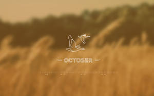 2880x1800 October 2013 Desktop Calendar Wallpaper. Paper Leaf Design Wallpaper