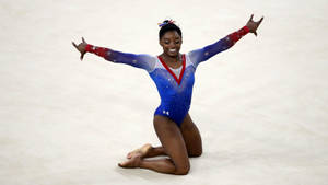 3-time Olympic Champions Simone Biles Wallpaper