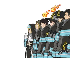 3320x2728 Fire Force Hd Wallpaper Wallpaper