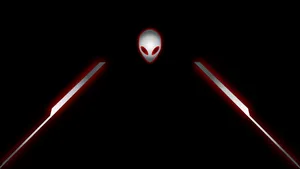 3840x2160 Alienware White Wallpaper