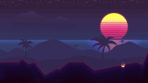 3840x2160 Outrun Themed 4k Wallpaper Wallpaper