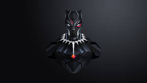3840x2160 Wallpaper Black Panther, Minimal, 4k, Creative Graphics Wallpaper