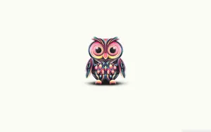 3d Cute Owl Wallpaper