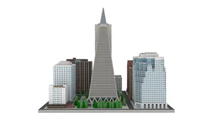 3d Design Of Transamerica Pyramid Wallpaper