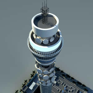 3d Model Of Bt Tower Wallpaper