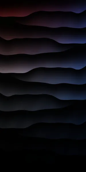 3d Phone Glowing Layers Wallpaper