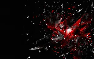 3d Shards Abstract Explosion Graphic Wallpaper
