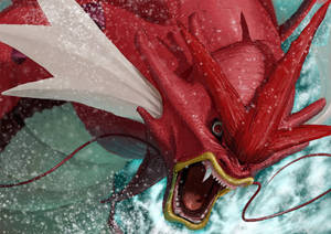 3d Shiny Gyarados Wallpaper