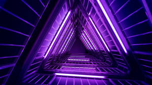 4k Architecture Triangle Tunnel Wallpaper