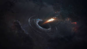 4k Black Hole Dark Wallpaper