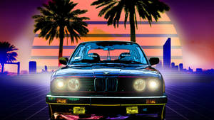 4k Bmw In Las Vegas Wallpaper