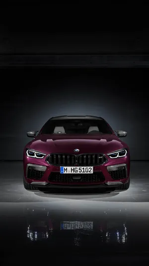 4k Bmw M8 Purple Wallpaper