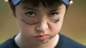 4k Boys Attitude Winking Child Wallpaper