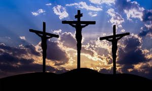 4k Crucifixion Of Jesus Wallpaper