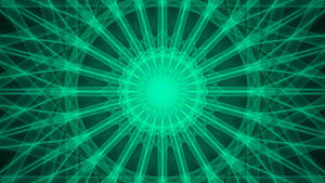 4k Green Kaleidoscope Wallpaper