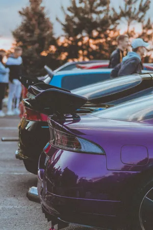 4k Jdm Rear End Of Cars Wallpaper