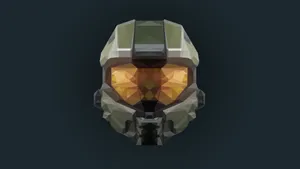 4k Master Chief Helmet Art Wallpaper
