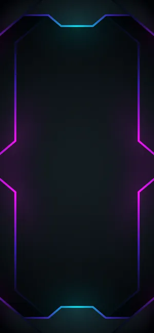 4k Neon Iphone Geometric Lights Wallpaper