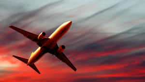 4k Planes Red Grey Wallpaper